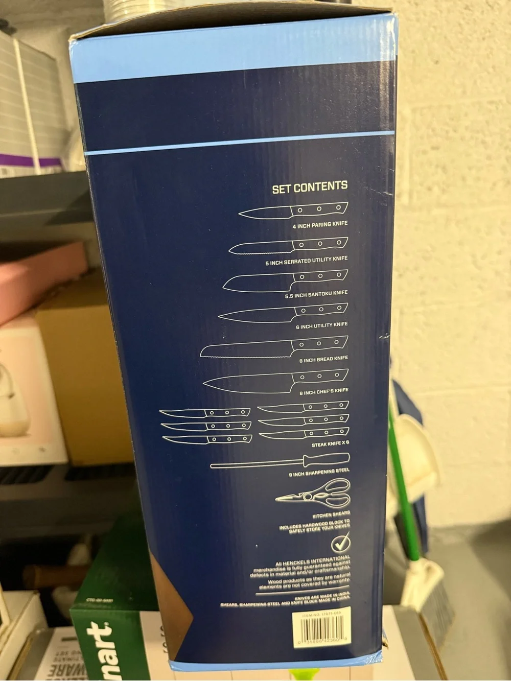 Brand New in Box Henckels 15-Piece Knife Block Set